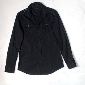 DIESEL SLIM FITTED LONG SLEEVE SHIRT SIZE S